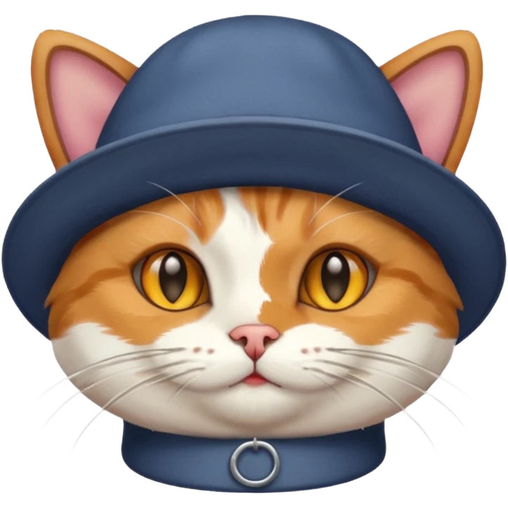 cat wearing a hat emoji