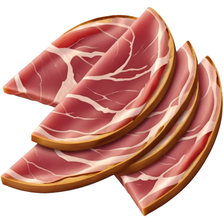 fette di prosciutto crudo affumicato emoji