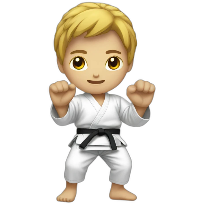 Judo player emoji