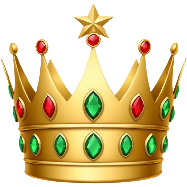 christmas crown emoji
