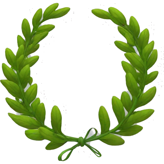 Laurel wreath emoji