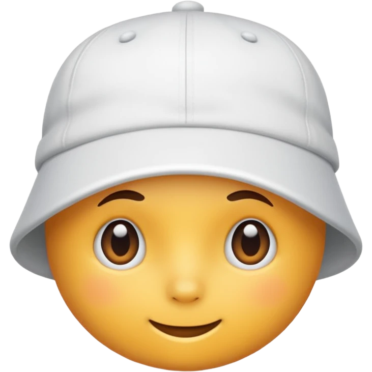 white cap emoji