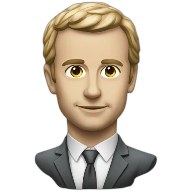 macron statue emoji