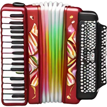 Ribbon Candy Accordion  emoji