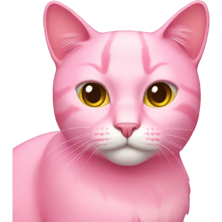 Pink cat emoji