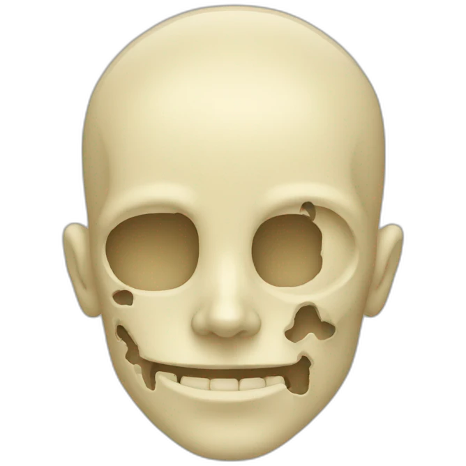 Head squelette emoji