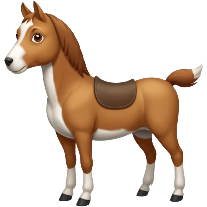 crossbreed of a beagle dog and a horse emoji