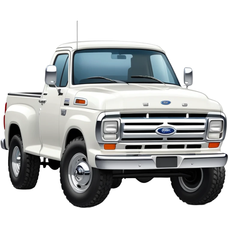 Big white ford built emoji