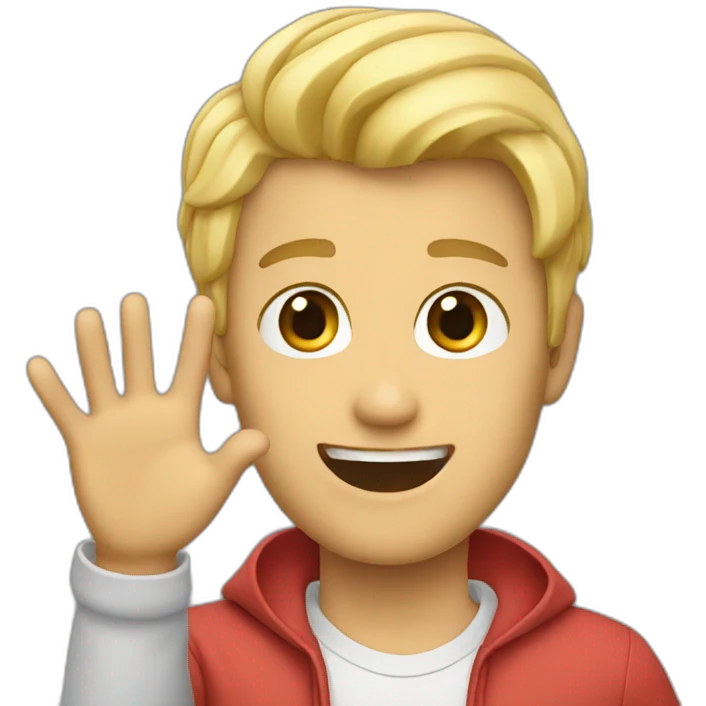 Ken waving emoji