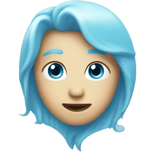 light blue heart emoji