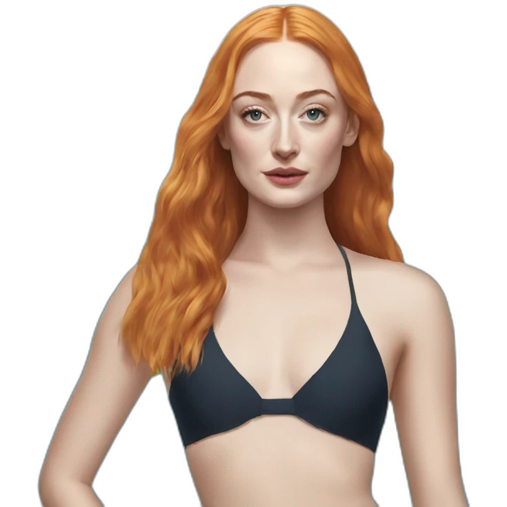 Sophie turner swim emoji