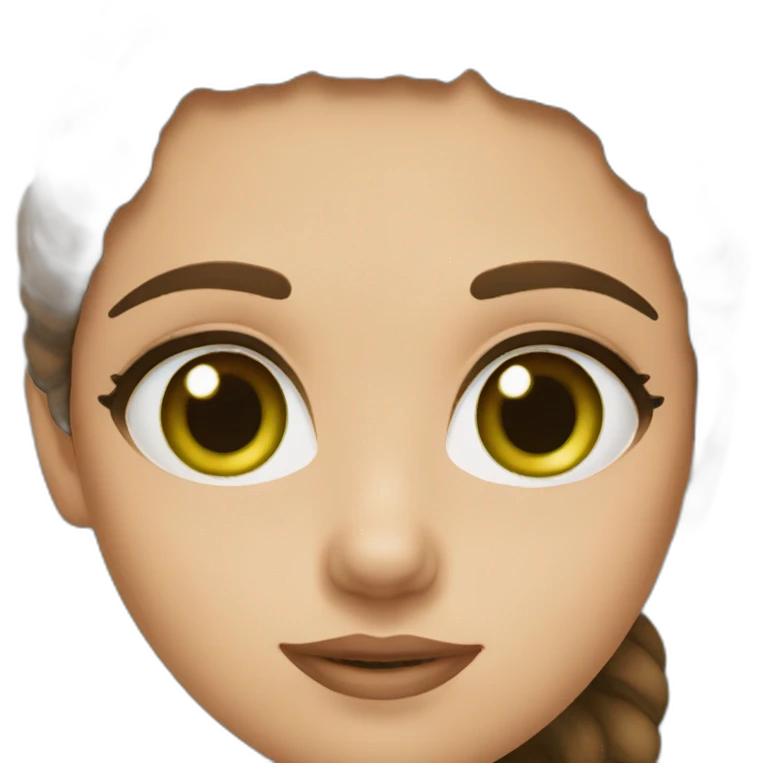 brown-hair-green-eyes-girl emoji