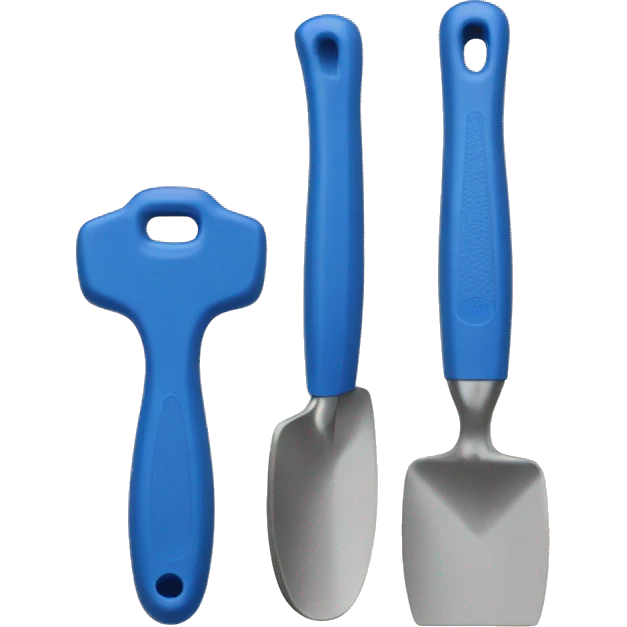 Stanley thumbler blue with handle emoji
