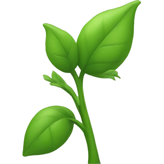 green bud emoji emoji