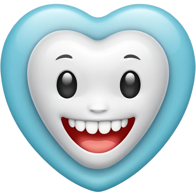 TEETH clean icon in the round emoji