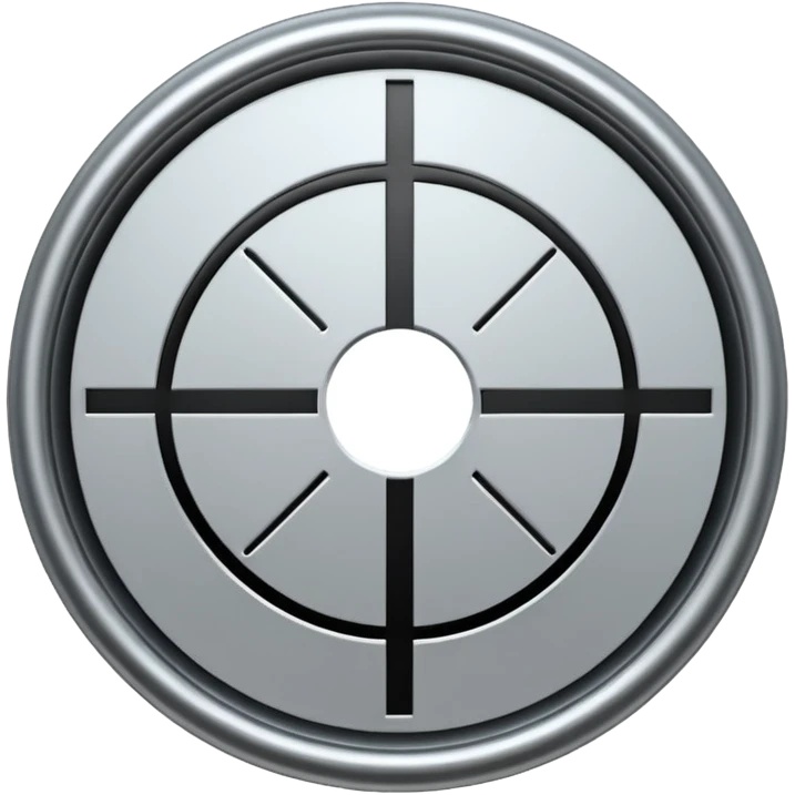 gun sight crosshairs emoji