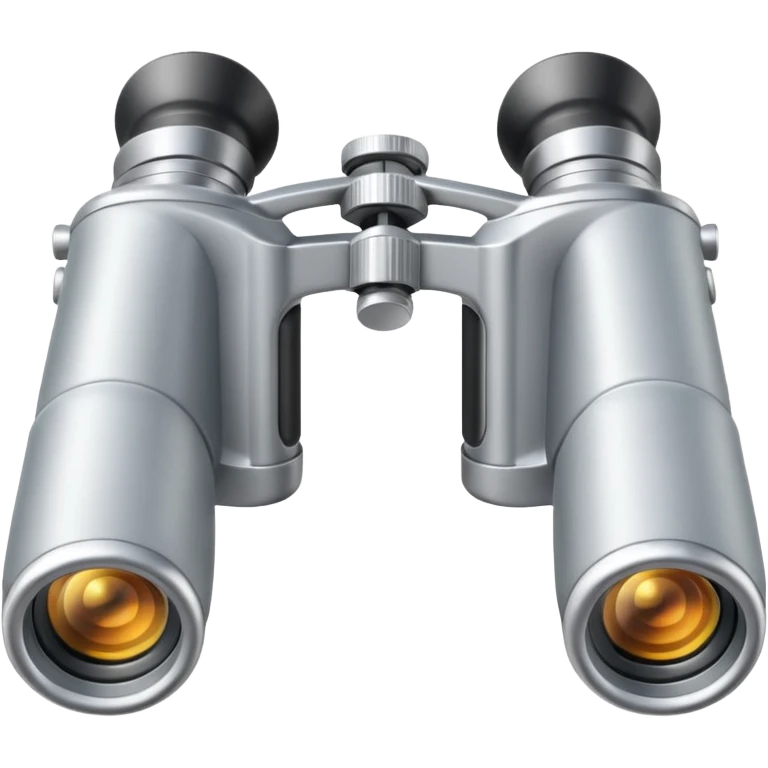 silver binoculars emoji
