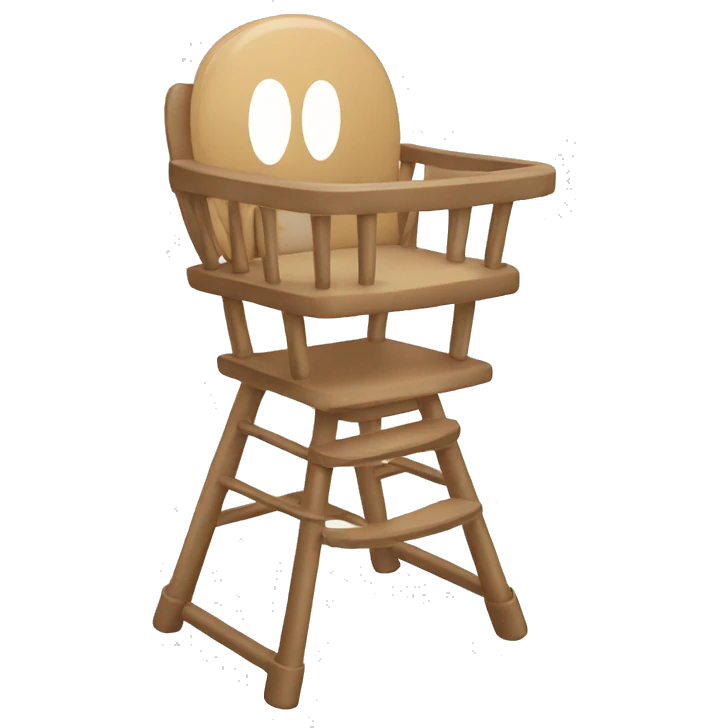Baby high chair  emoji