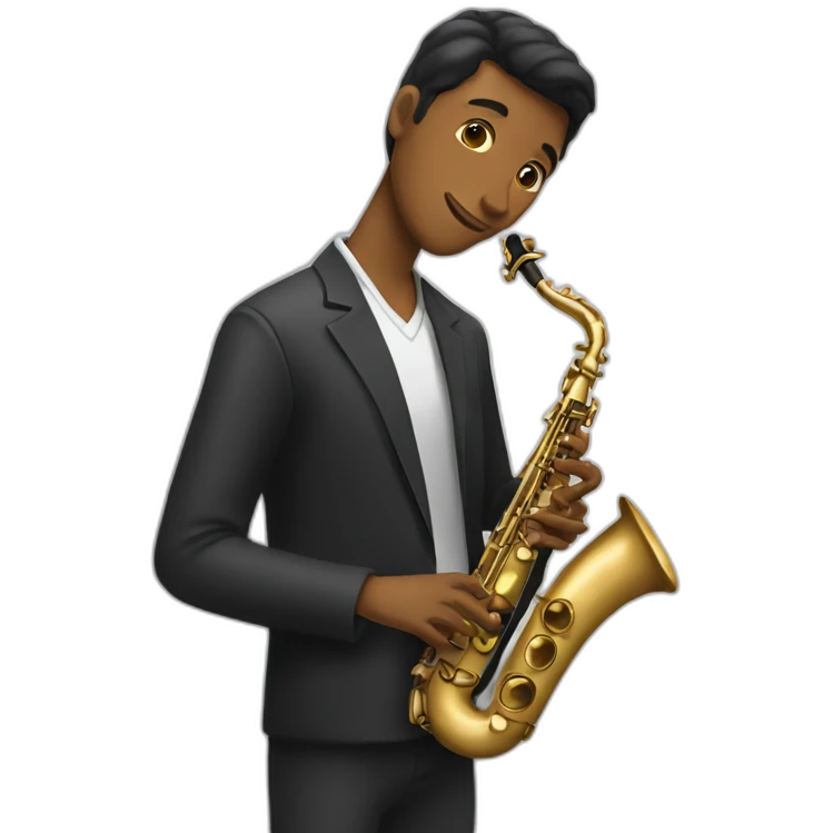 Vulcan saxophone player emoji