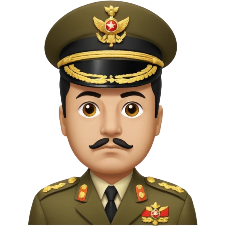 Carlino travestito da duce emoji