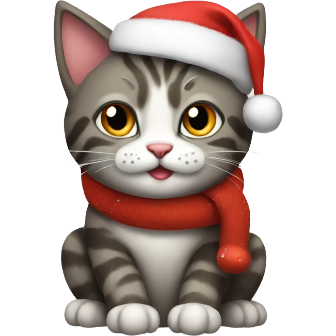 Christmas Cat emoji