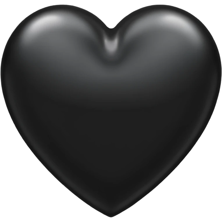 Black heart emoji