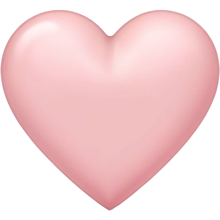 pale pink heart  emoji