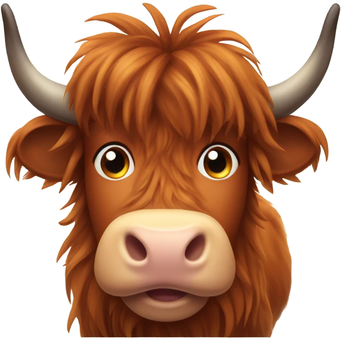 Highland cow  emoji