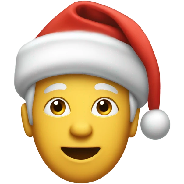 Merry Christmas as text emoji