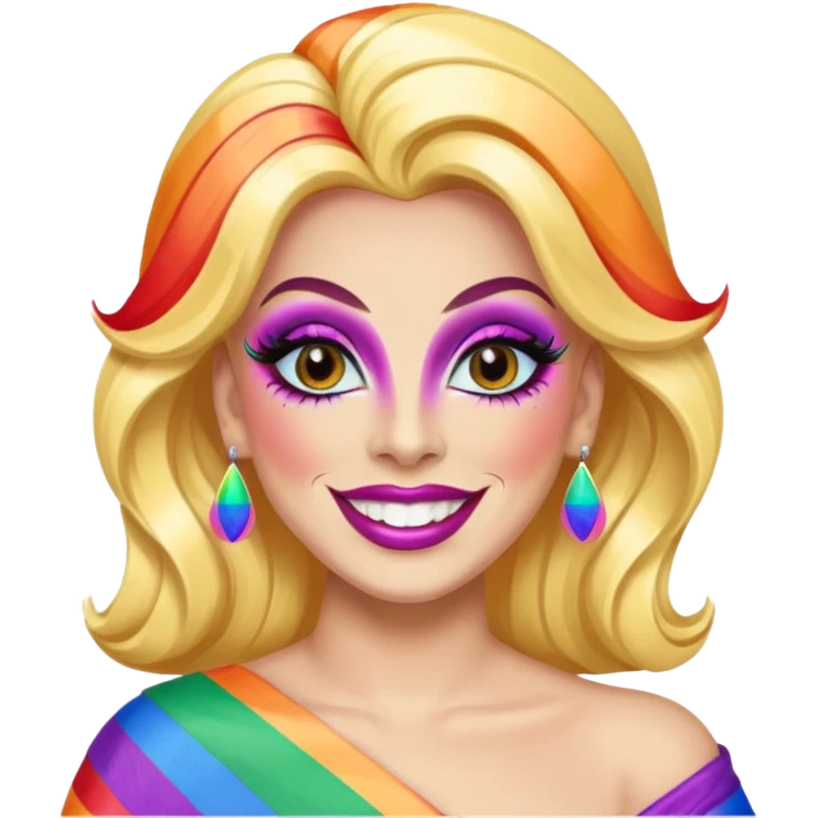 drag queen pride emoji