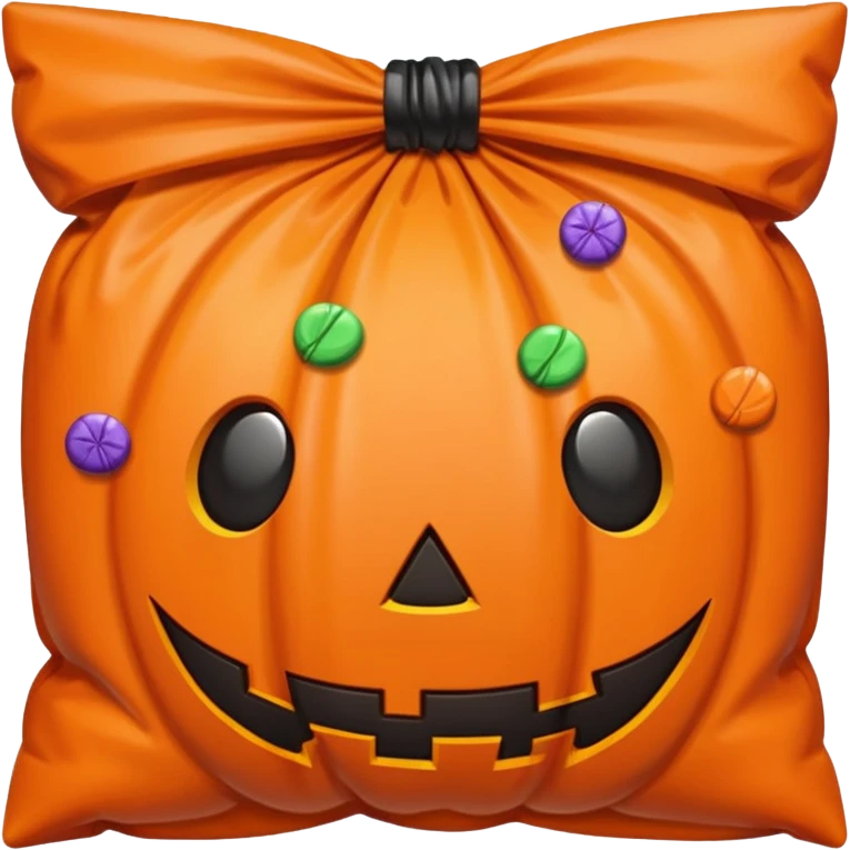 Halloween candies and candy bags emoji