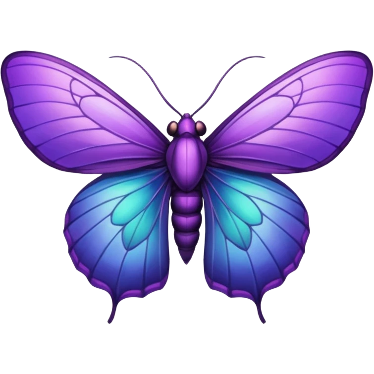 purple moth emoji