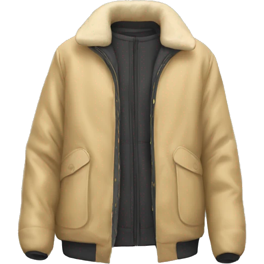 streetwear coat product, clothes, isolated emoji