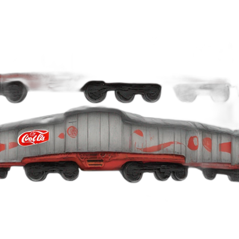 train filled with coke zero cans emoji