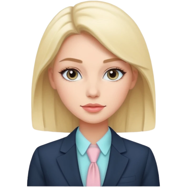 girl boss, elegant, chic, leadership, soft pastel emoji