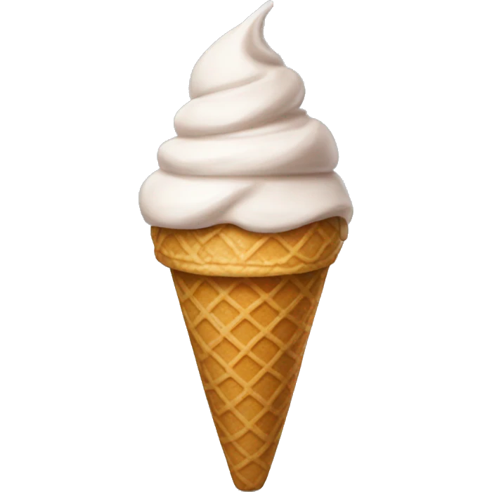 Ice cream cone emoji