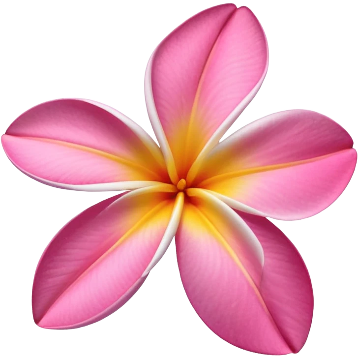 Frangipani Pink flower emoji emoji