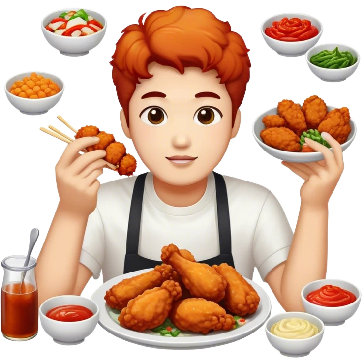 Korea chicken dishes emoji