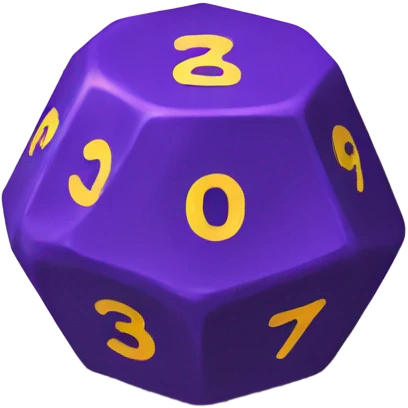 12 sided die emoji