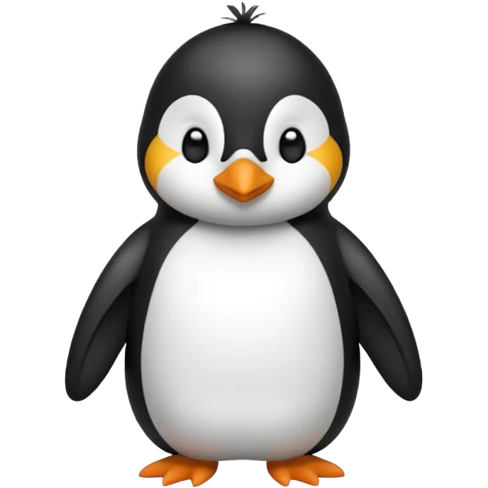 Pinguino con pijama emoji