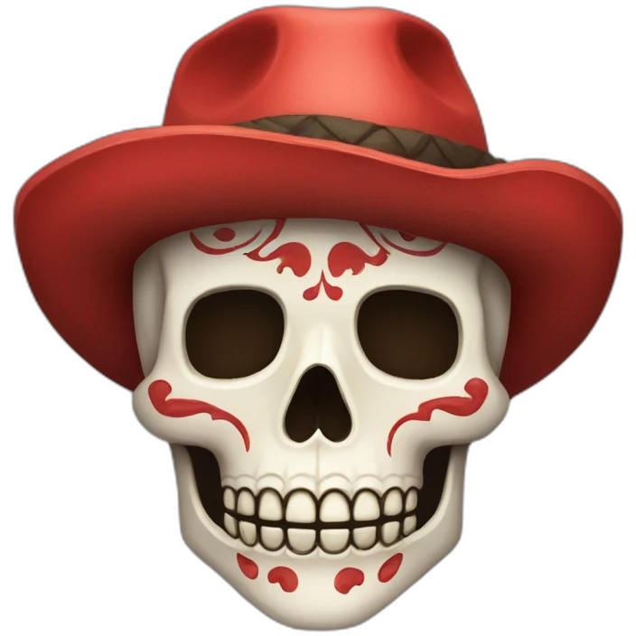 calavera roja emoji