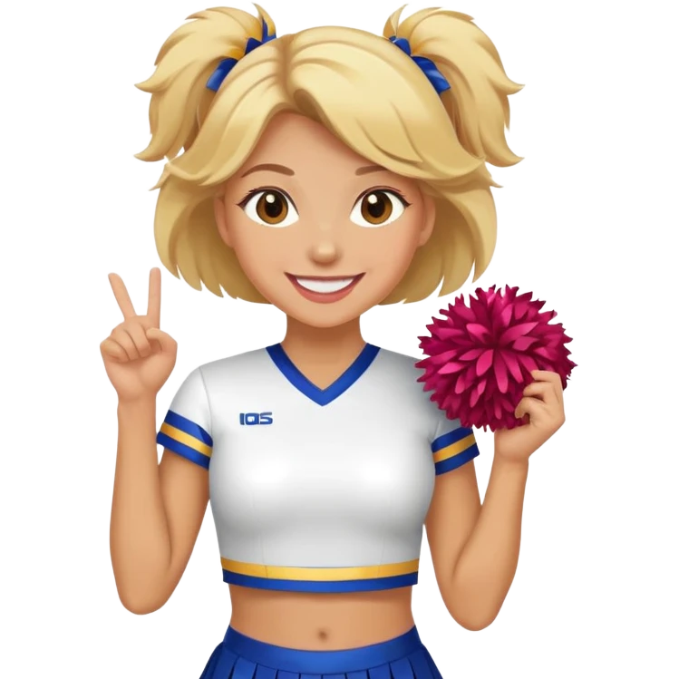 cheerleader  emoji