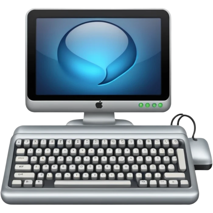 Computer evolution emoji