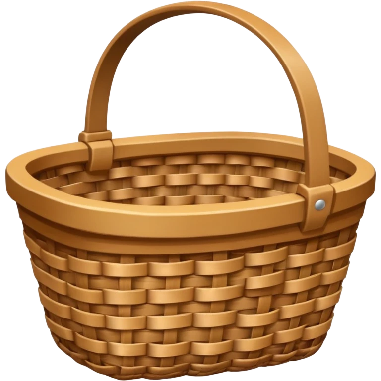 empty wicker basket emoji