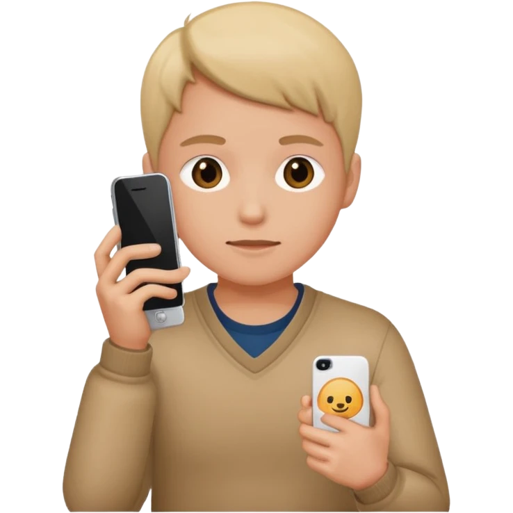 person sitting phone sticker
 emoji