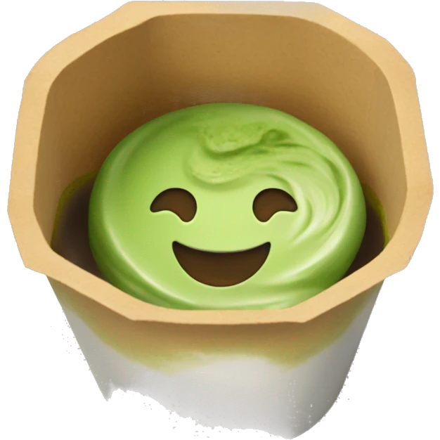 Matcha in takeaway cuo emoji