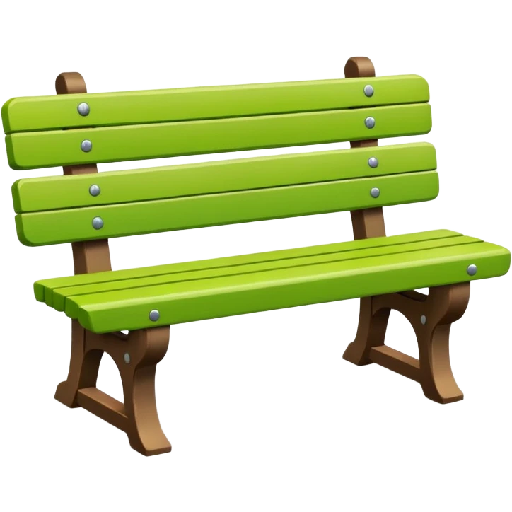 public park bench with strong Wi-Fi signal above, vibrant colors emoji