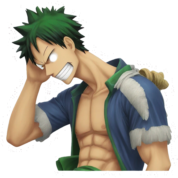 luffy with zoro emoji