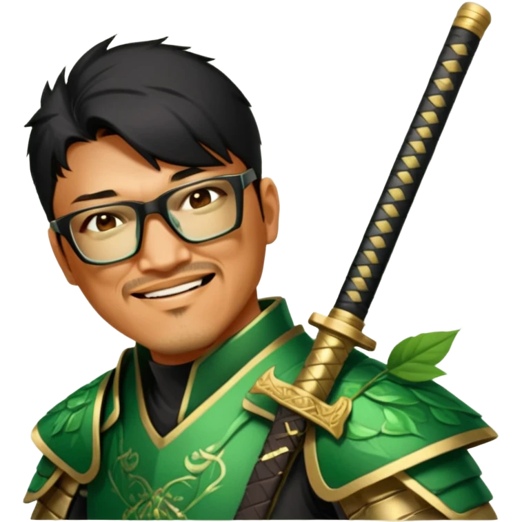 Emerald Samurai emoji