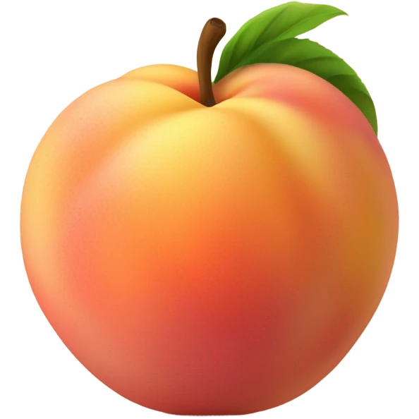 To peach emoji